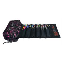 Jacbag Pembe Geometrik Organizer Roll Up Düzenleyici Kalem Kutusu/Kalemlik