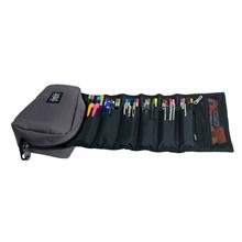 Jacbag Gri Organizer Roll Up Düzenleyici Kalem Kutusu/Kalemlik