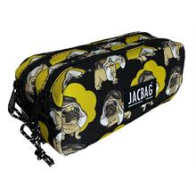 Jacbag Pilot Köpek İki Gözlü Okul Kalem Çantası - Erkek Çocuk