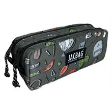 Jacbag College İki Gözlü Okul Kalem Çantası - Erkek Çocuk