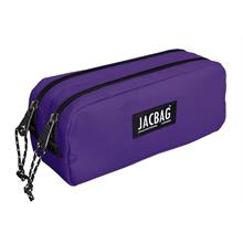 Jacbag Mor İki Gözlü Okul Kalem Çantası - Kız Çocuk