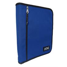 Jacbag Saks Mavi A4 Organizer Fermuarlı Dosya ve Evrak Çantası (Erkek)