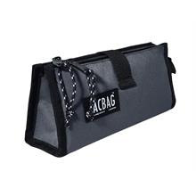 Jacbag Twin Masa Üstü Çift Bölmeli Kalem Çantası - Gri