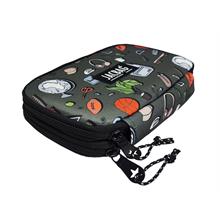 Jacbag Çift Kapaklı Organizer Lastikli Düzenletici Kalemlik - College - Unisex Çocuk ve Yetişkin