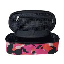Jacbag Kırmızı Kamuflaj Oval XL Organizer Kalem Kutusu Kalemlik