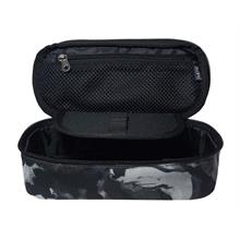 Jacbag Gri Kamuflaj Erkek Çocuk Oval XL Organizer Kalem Kutusu Kalemlik