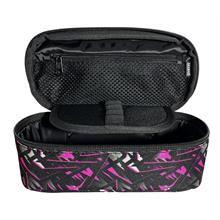 Jacbag Pembe Geometrik Kız Çocuk Oval XL Organizer Kalem Kutusu Kalemlik