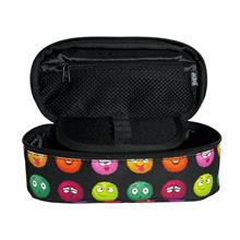 Jacbag Emoji Kız Çocuk Oval XL Organizer Kalem Kutusu Kalemlik