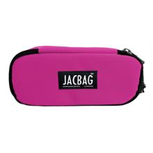 Jacbag Pembe Kız Çocuk/Kadın Oval XL Organizer Kalem Kutusu Kalemlik