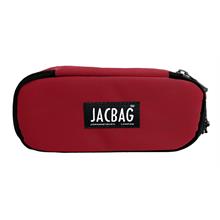 Jacbag Kırmızı Kadın/Kız Çocuk Oval XL Organizer Kalem Kutusu Kalemlik