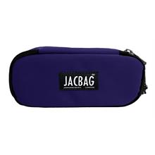Jacbag Mor Kadın/Kız Çocuk Oval XL Organizer Kalem Kutusu Kalemlik