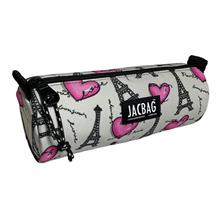 Jacbag Paris Kız Çocuk Tek Gözlü Silindir Kalemlik - Kalem Kutusu