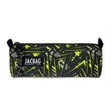 Jacbag Sarı Geometrik Tek Bölmeli Üçgen Okul ve Ofis Kalem Kutusu