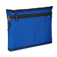 Jacbag Saks Mavi Erkek A4 Zip Folder İki Bölmeli Dosya ve Evrak Çantası
