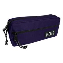 Jacbag Çift Fermuarlı Mor Kız Çocuk Kalem Kutusu