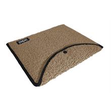 Jacbag Teddy Peluş Bej Çıtçıtlı Kadın Dosya Çanta (Kitap Defter Tablet Notebook)