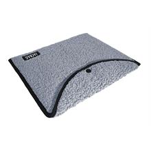 Jacbag Teddy Peluş Açık Gri Çıtçıtlı Erkek Dosya Çanta (Kitap Defter Tablet Notebook)