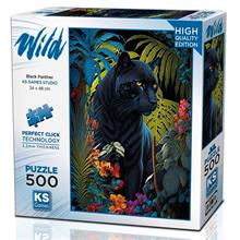 Ks Games 500 Parça Kara Panter Puzzle - 