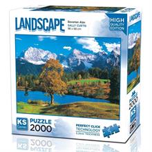 Ks Games 2000 Parça Bavyera Alpleri Puzzle - Sally Curtis