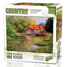 Ks Games 1000 Parça Hampshire Millpool Puzzle - Rob Johnson