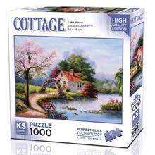 Ks Games 1000 Parça Göl Evi Puzzle - Jack Stansfield