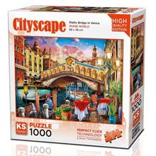 Ks Games 1000 Parça Venedik Rialto Köprüsü Puzzle