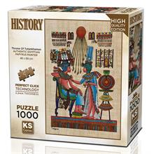 Ks Games 1000 Parça Papirus Throne of Tutankhamun Puzzle