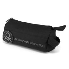 United Colors Of Benetton Sofistike Batik Geçişli Unisex Çocuk Oval Kalemlik Siyah