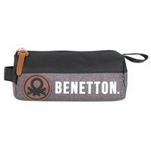 United Colors Of Benetton Retro Erkek Çocuk Oval Kalemlik - Siyah-Gri