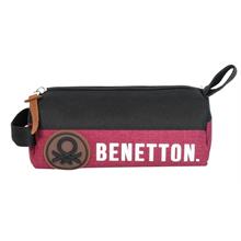 United Colors Of Benetton Retro Erkek Çocuk Oval Kalemlik - Siyah-Kırmızı