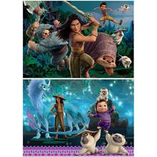 Educa 2x100 Parça Raya ve Son Ejderha Kız Çocuk Puzzle/Yapboz - 6-8 Yaş