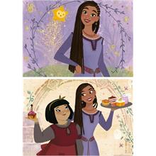 Educa 2x25 Parça Disney Wish Kız Çocuk Ahşap Puzzle (3-5 Yaş)