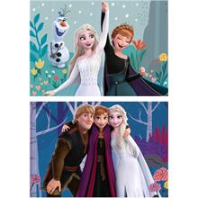 Educa 2x25 Parça Disney Frozen Kız Çocuk Ahşap Puzzle (3-5 Yaş)