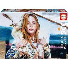 Educa 500 Parça Çoban Kızı Puzzle - 19910 - Lily Brick
