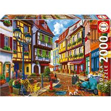 Educa 2000 Parça Aydınlık Sokak Puzzle - 19945 - Bright Street