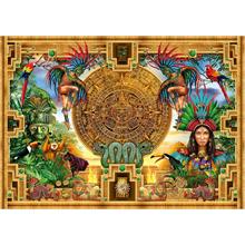 Educa 2000 Parçalı Aztek Maya Montajı Puzzle - 19565 - Aztec Mayan Montage