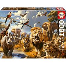 Educa 1000 Vahşi Hayvanlar Puzzle - 1000 Parça - 19920 - Wild Animals
