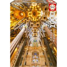 Educa 1000 Parça Sagrada Familia İç Mekan Görüntüsü Puzzle - Sagrada Familia Interior - 19614
