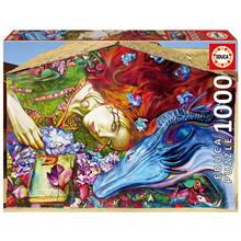 Educa 1000 Parça Aziz George Puzzle - 19926 - Sant Jordi Lily Brick