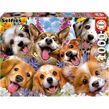 Educa 1000 Parça Yavru Köpek Selfiesi Puzzle - Puppies Selfie Howard Robinson - 19931