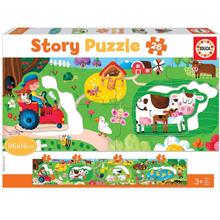 Educa 26 Parça Çiftlik Hikaye ve Sayılar Puzzle - Panoramik - 3-5 Yaş