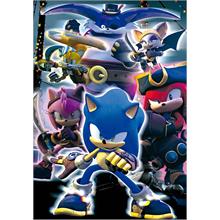 Educa 300 Parça Sonic Prime Neon Karanlıkta Parlayan Çocuk Puzzle - 8-11 Yaş - Erkek Çocuk