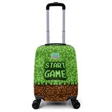 Coral High Start Game Baskılı Yeşil Erkek Çocuık Seyahat Tatil Valizi - 16794