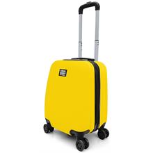 Coral High 40 cm Sarı Renkli Mini Kabin Boy Seyahat Valizi - Kadın - 16513