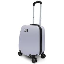 Coral High Gri Renk Erkek Mini Kabin Valiz - Gümüş - 16508