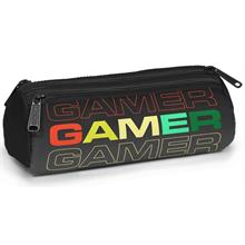 Coral High Üç Gözlü Okul Kalem Çantası - Erkek Çocuk - Siyah Gamer