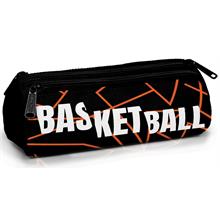 Coral High Üç Gözlü Okul Kalem Çantası - Erkek Çocuk - Siyah Beyaz Basketbol
