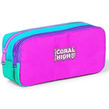 Coral High Kız Çocuk Pembe Renk İki Bölmeli İlkokul Okul Kalem Çantası