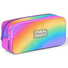 Coral High İki Bölmeli Renk Geçişli Kız Çocuk İlkokul Kalemliği