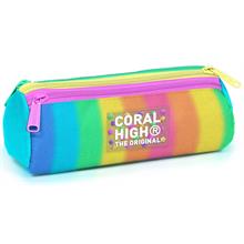 Coral High Üç Bölmeli Kız Çocuk Renk Geçişli İlkokul Kalem Çantası